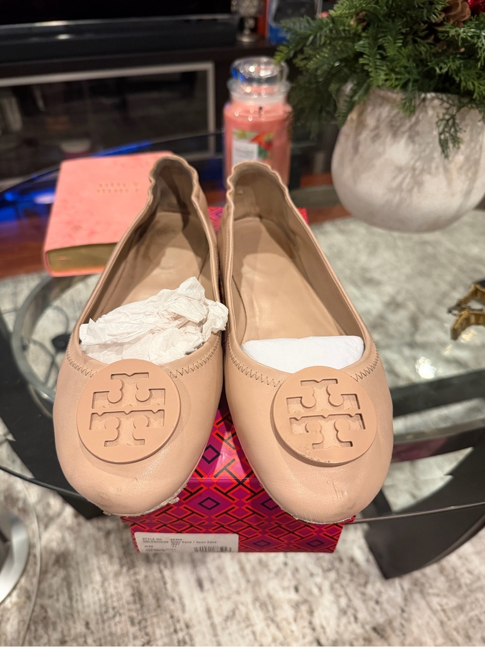 Tory Burch Minnie Travel Ballet Flat Goan Sand